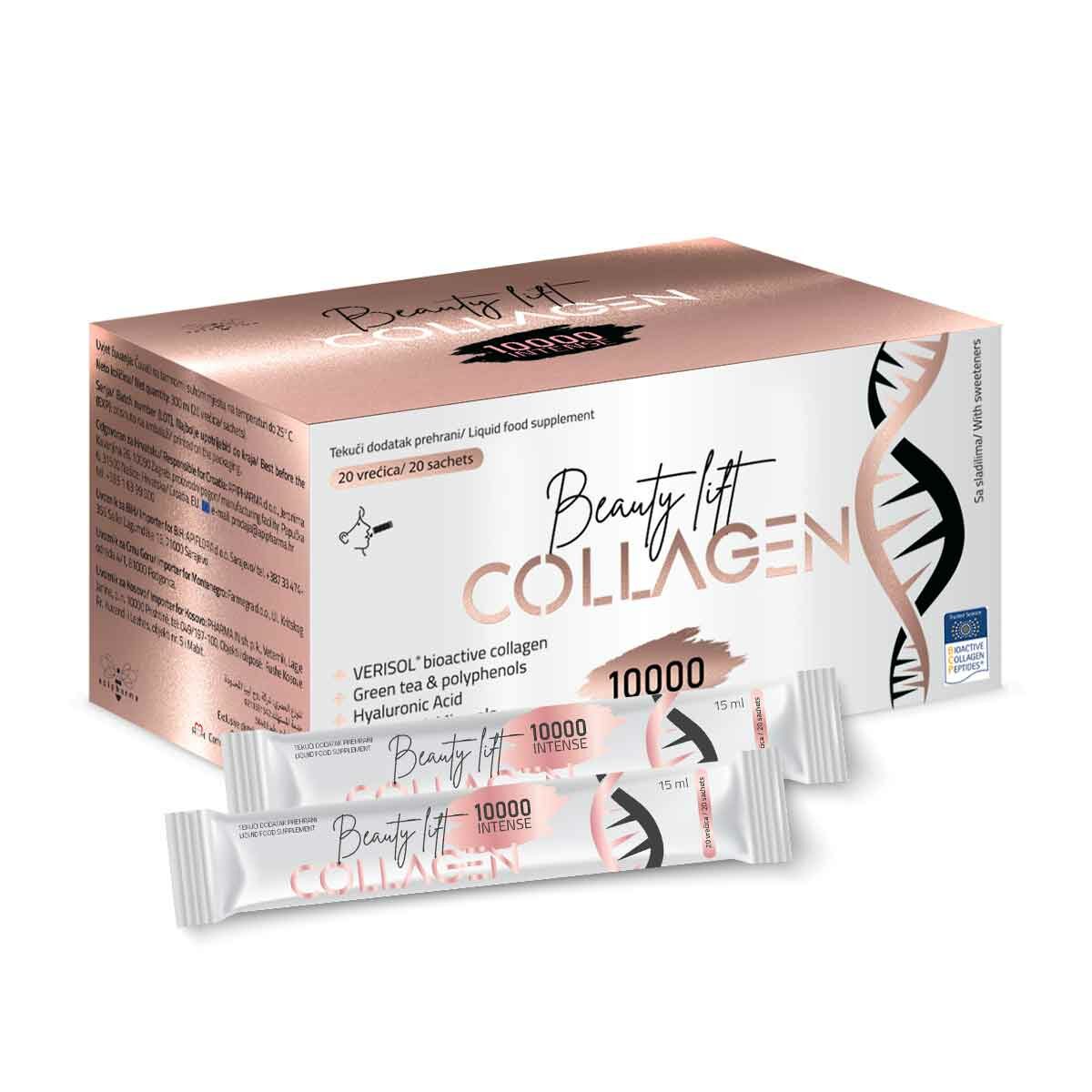 Apipharma Beauty Lift Collagen 10000 Intense vrećice a20 – Pharmacom ...